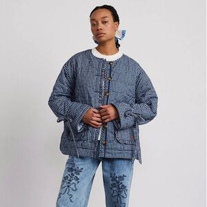 Damson Madder reversible quilted jacket